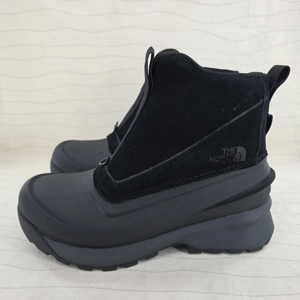 The North Face Mens Chilkat V Zip Black Winter Boots Shoes NF0A5LW4 Size 7.5 NEW